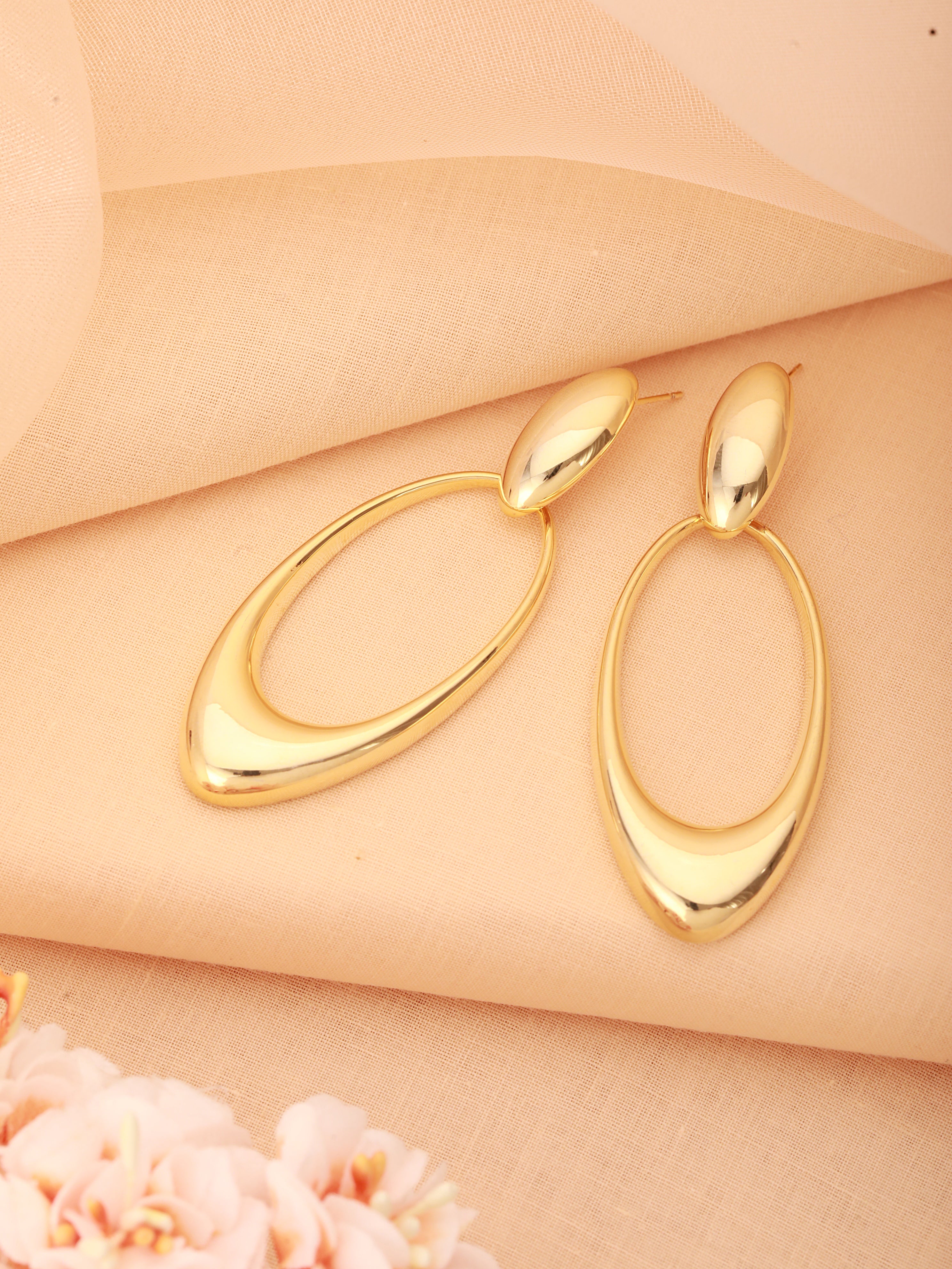 Solar Orbit Earrings  - 18K Gold Plated