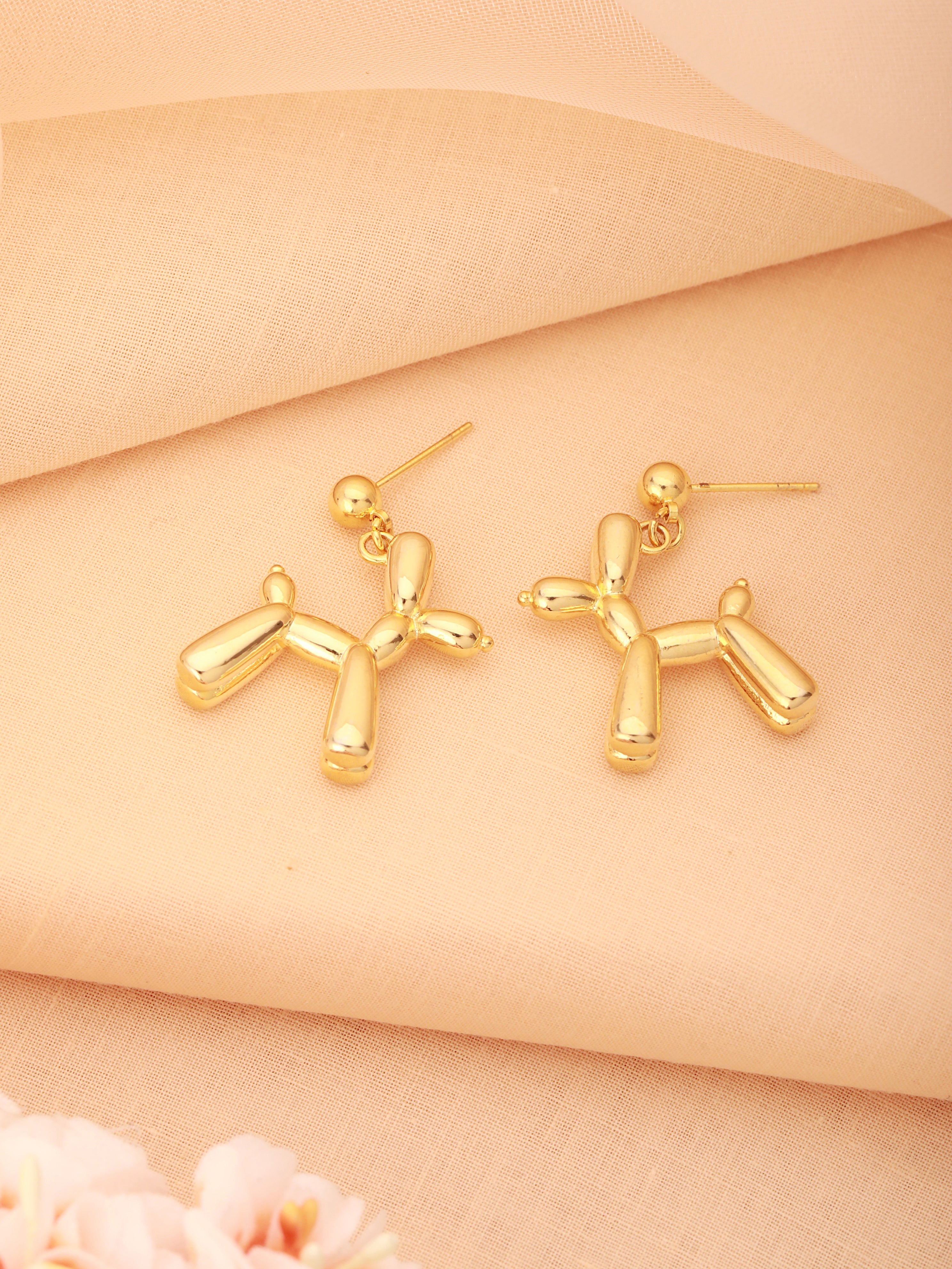 Golden Maverick Earrings  - 18K Gold Plated