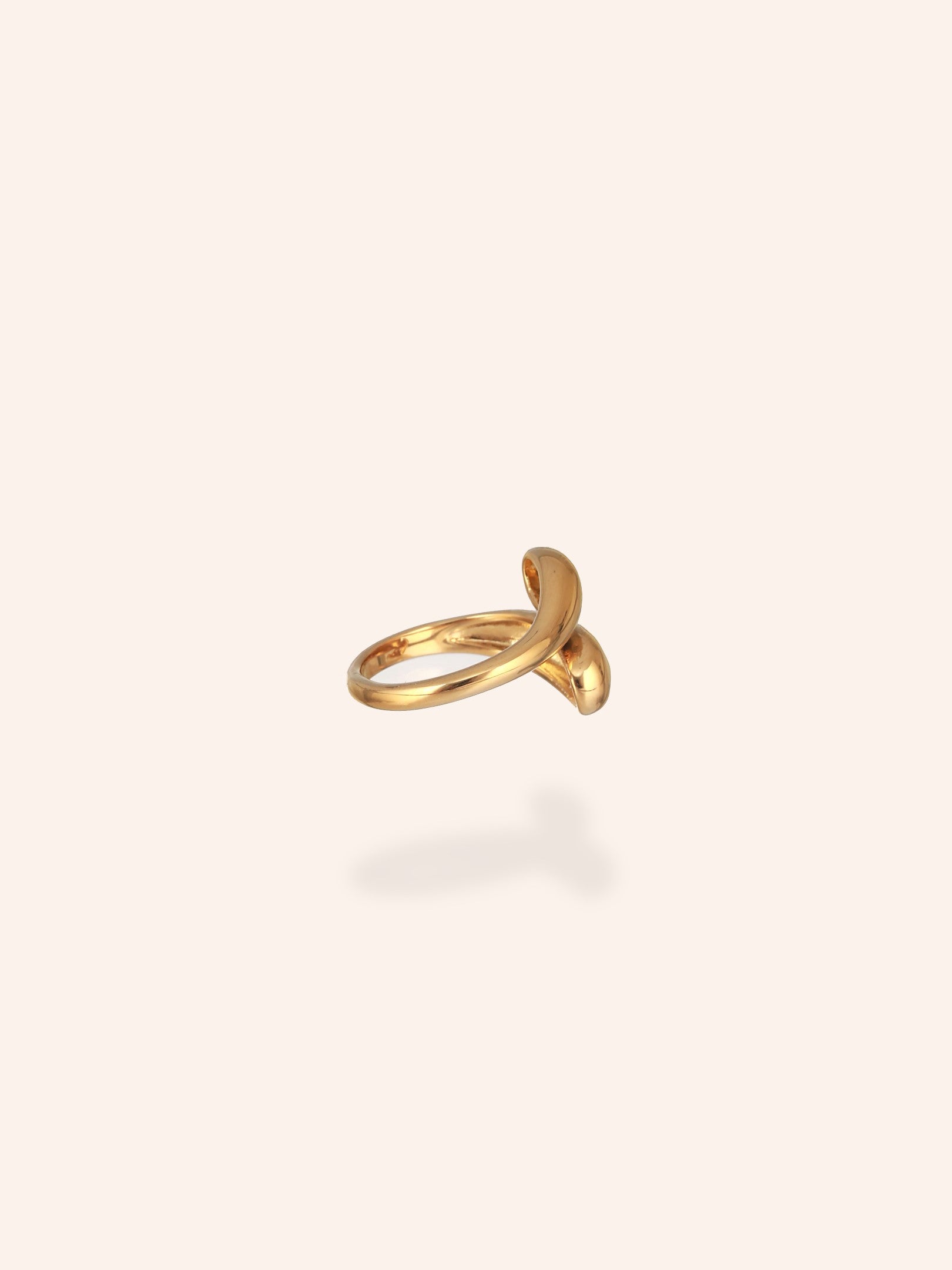 Ripple Ring-18K Gold Plated