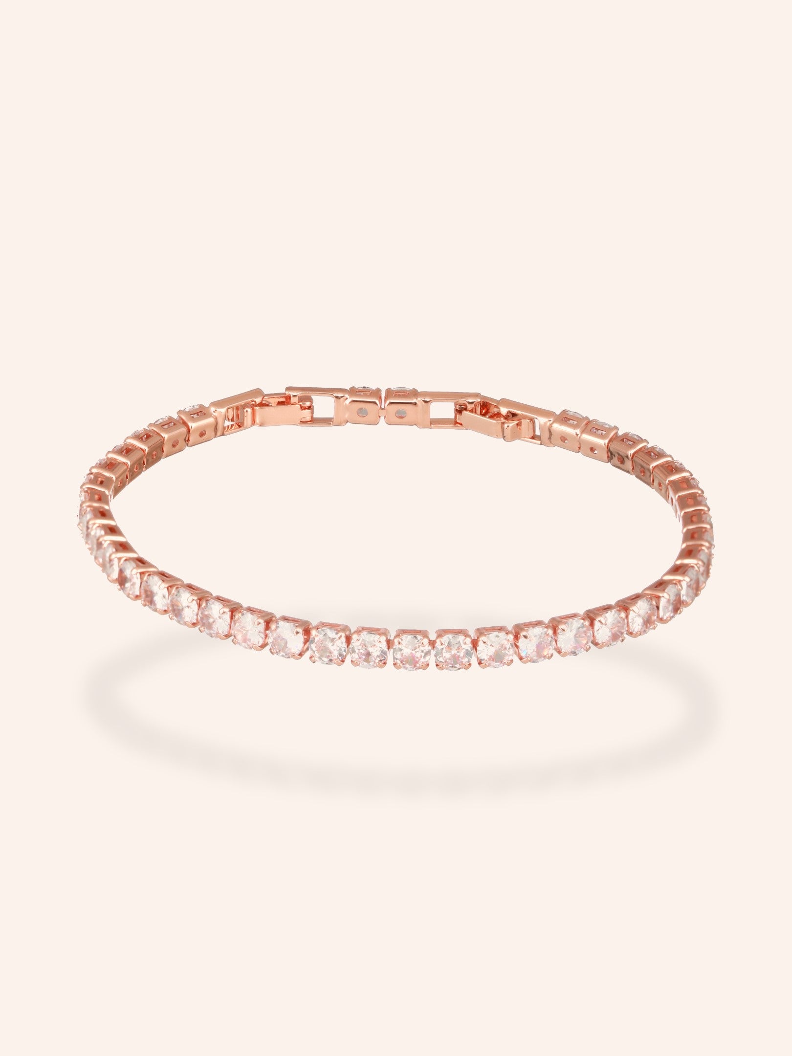 Rose Gold Blush Bracelet-18K Gold Plated