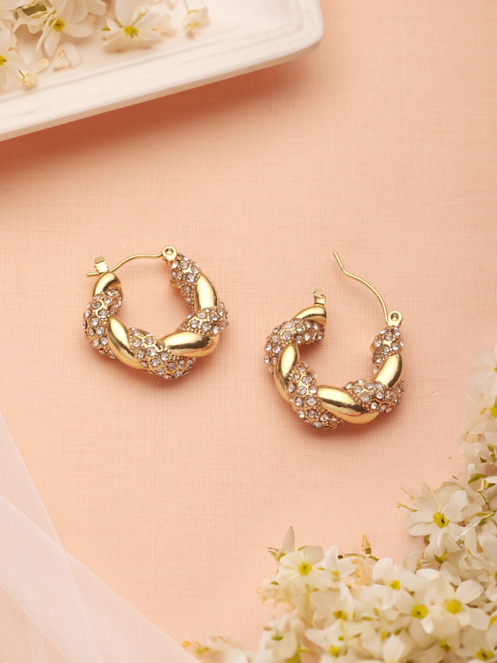 Twilight Hoops-18K Gold Plated